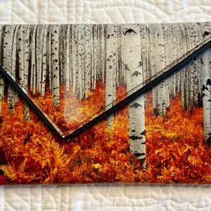 Kent Stetson Fall Forest Envelope Crossbody Purse